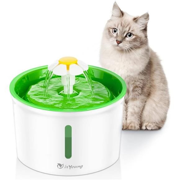 Cat Fountain 1.6L Automatic Pet Water Fountain Pet Water Dispenser, Dog/Cat - Picture 1 of 6